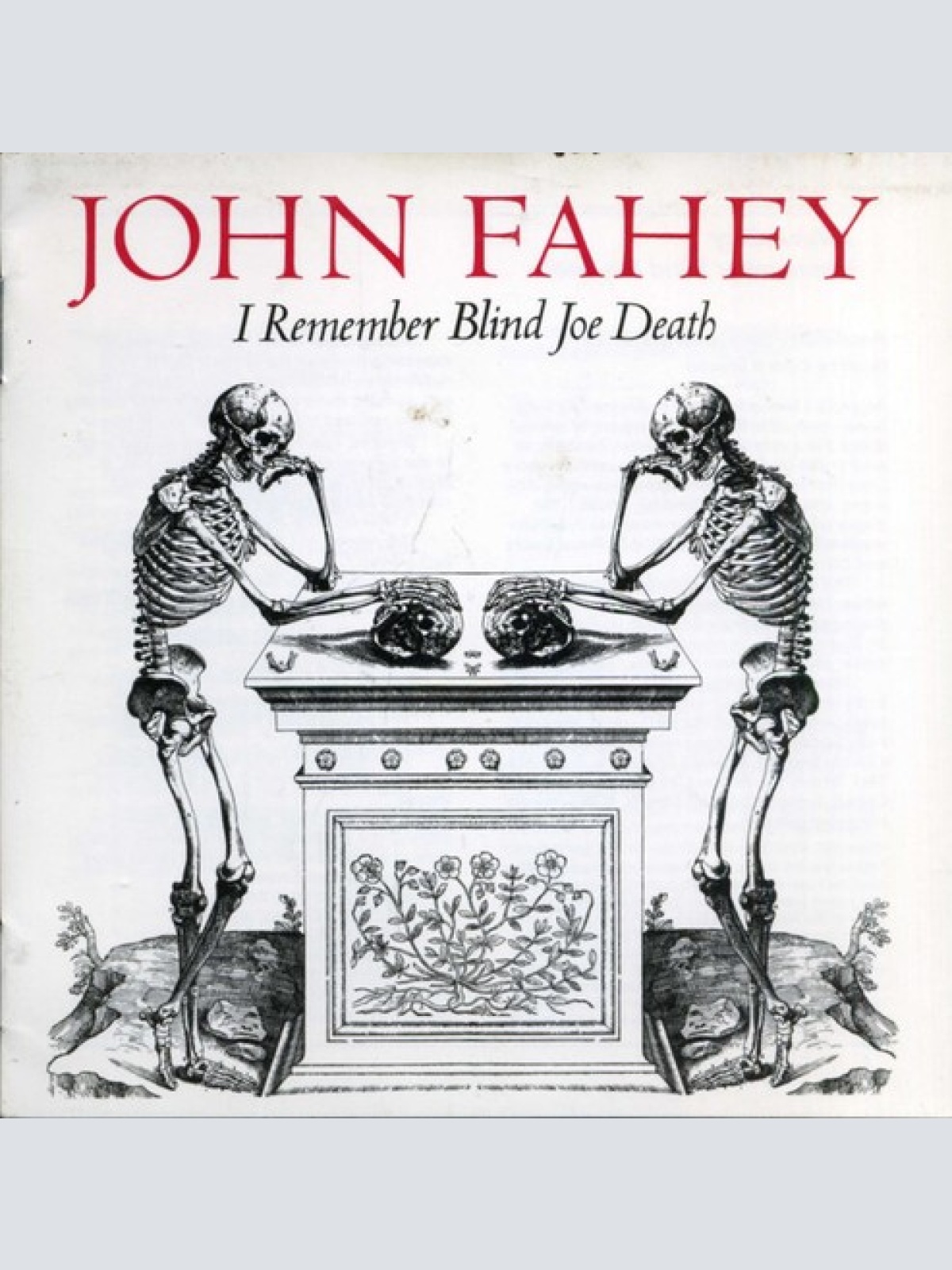 CD, Album John Fahey - I Remember Blind Joe Death