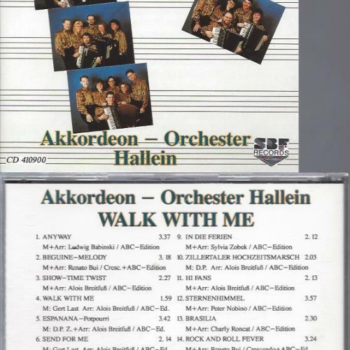 CD- Akkordeon Orchester Hallein Walk with me