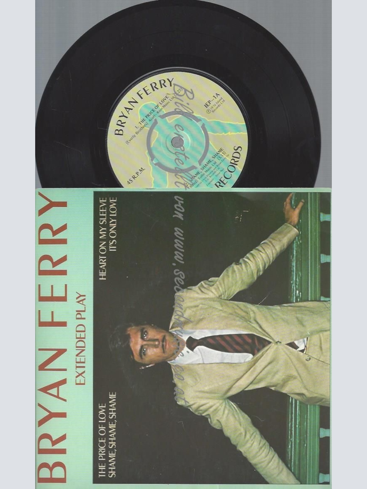 7" BRYAN FERRY EXTENDET PLAY // THE PRICE OF LOVE