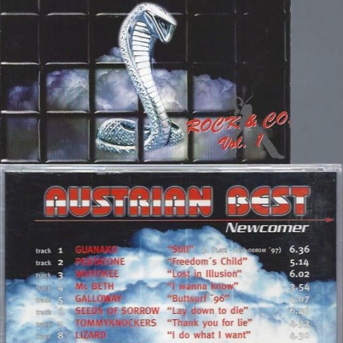 CD-- AUSTRIAN BEST NEWCOMER  ROCK CO VOL 1