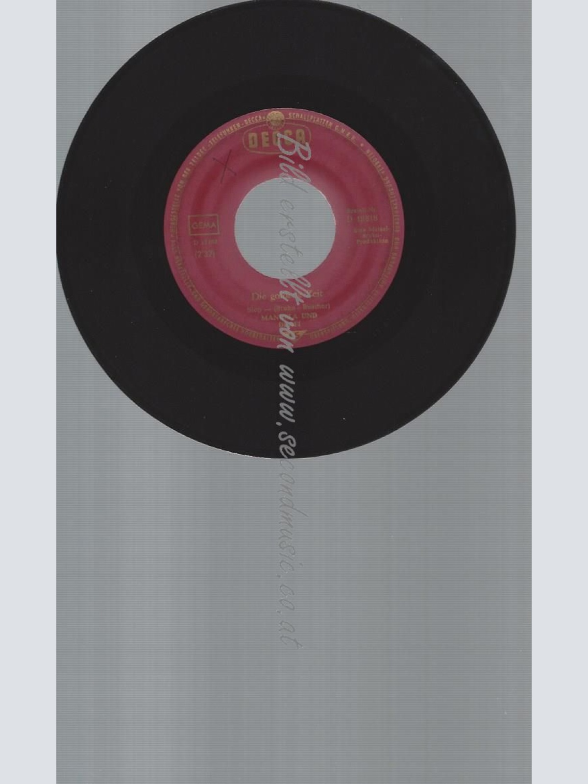 7" Manuela  Und Drafi– Die Goldene Zeit