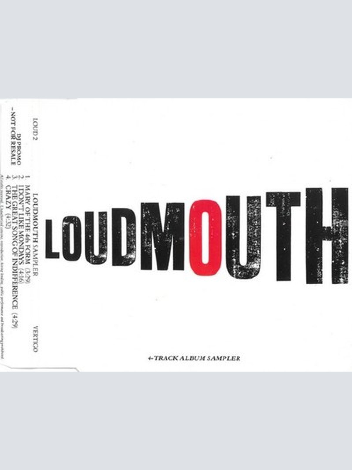 CD, Promo, Smplr Bob Geldof - Loudmouth 4-Track Album Sampler