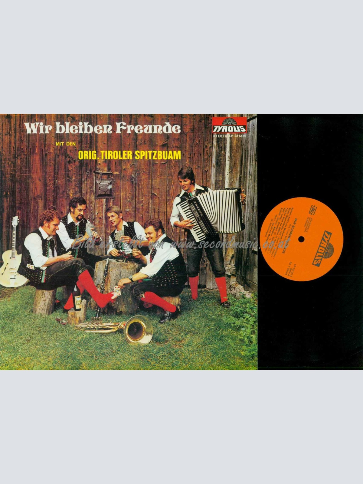 LP--Original Tiroler Spitzbuam – Wir Bleiben Freunde /   NM