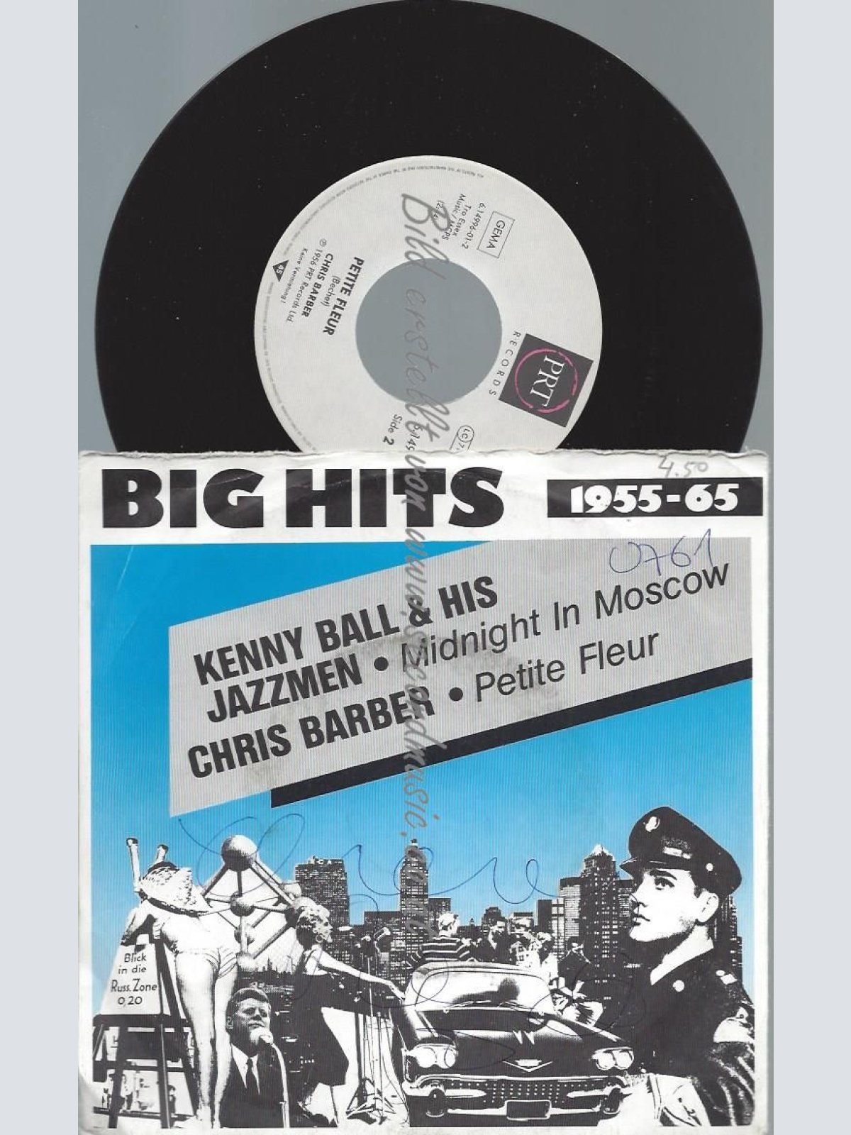 7"   Chris Barber / Kenny Ball  Petite Fleur / Midnight In Moscow