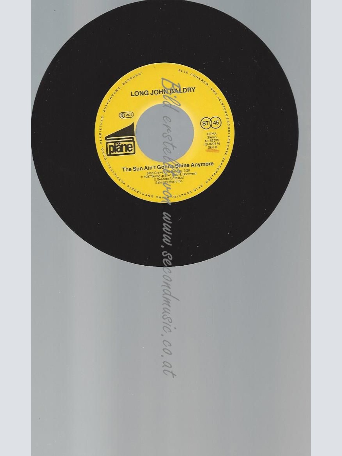 7"   Long John Baldry  The Sun Ain't Gonna Shine Anymore