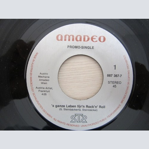 STS (3) - 'S Ganze Leben Für'n Rock'n' Roll (7", Single, Promo)