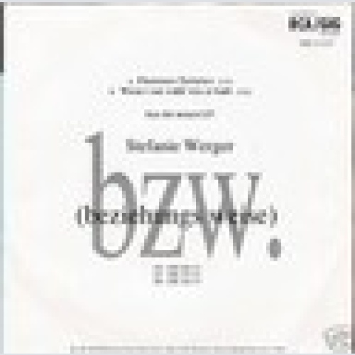 Single / STEFANIE WERGER / FEHL-PRESSUNG / RARITÄT /