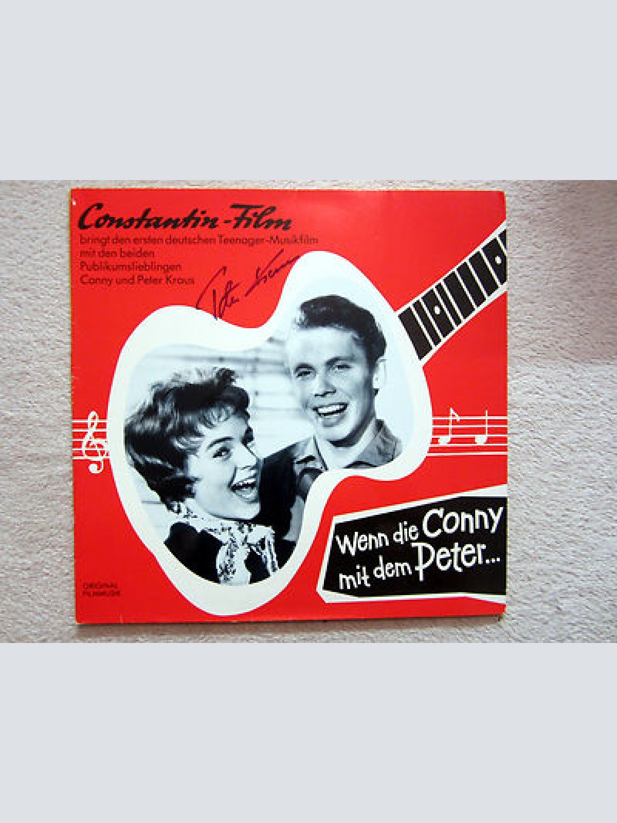 LP / Conny Froboess, Peter Kraus  / SONDERAUFLAGE / MIT AUTOGRAMM / AUSTRIA /