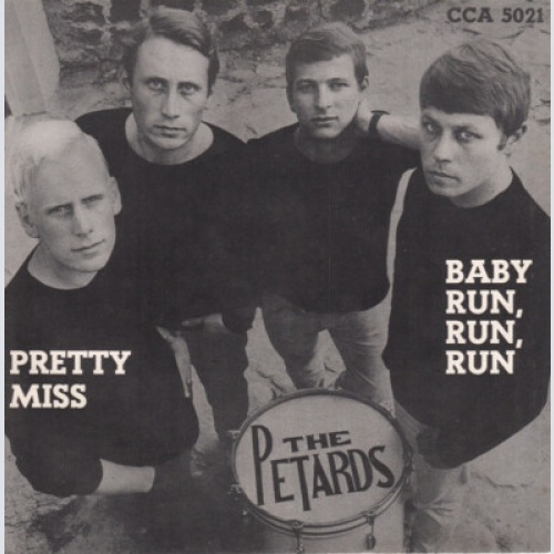 The Petards - Baby Run, Run, Run / Pretty Miss (7", Single, Bla)