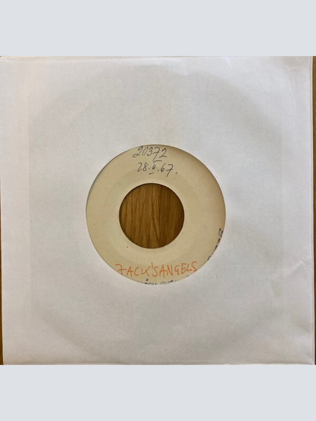 Jack's Angels - Ich Hör' Deine Schritte Kommen / Weit über's Meer (7", Single...