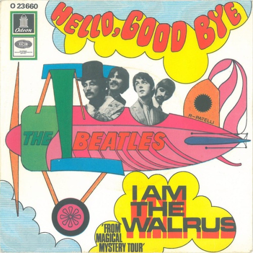 The Beatles - Hello, Goodbye / I Am The Walrus (7", Single, Mono, A1A)