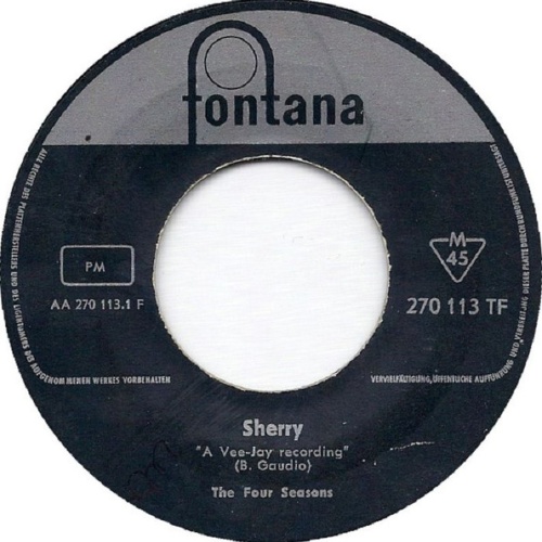 The Four Seasons - Sherry (7", Single)