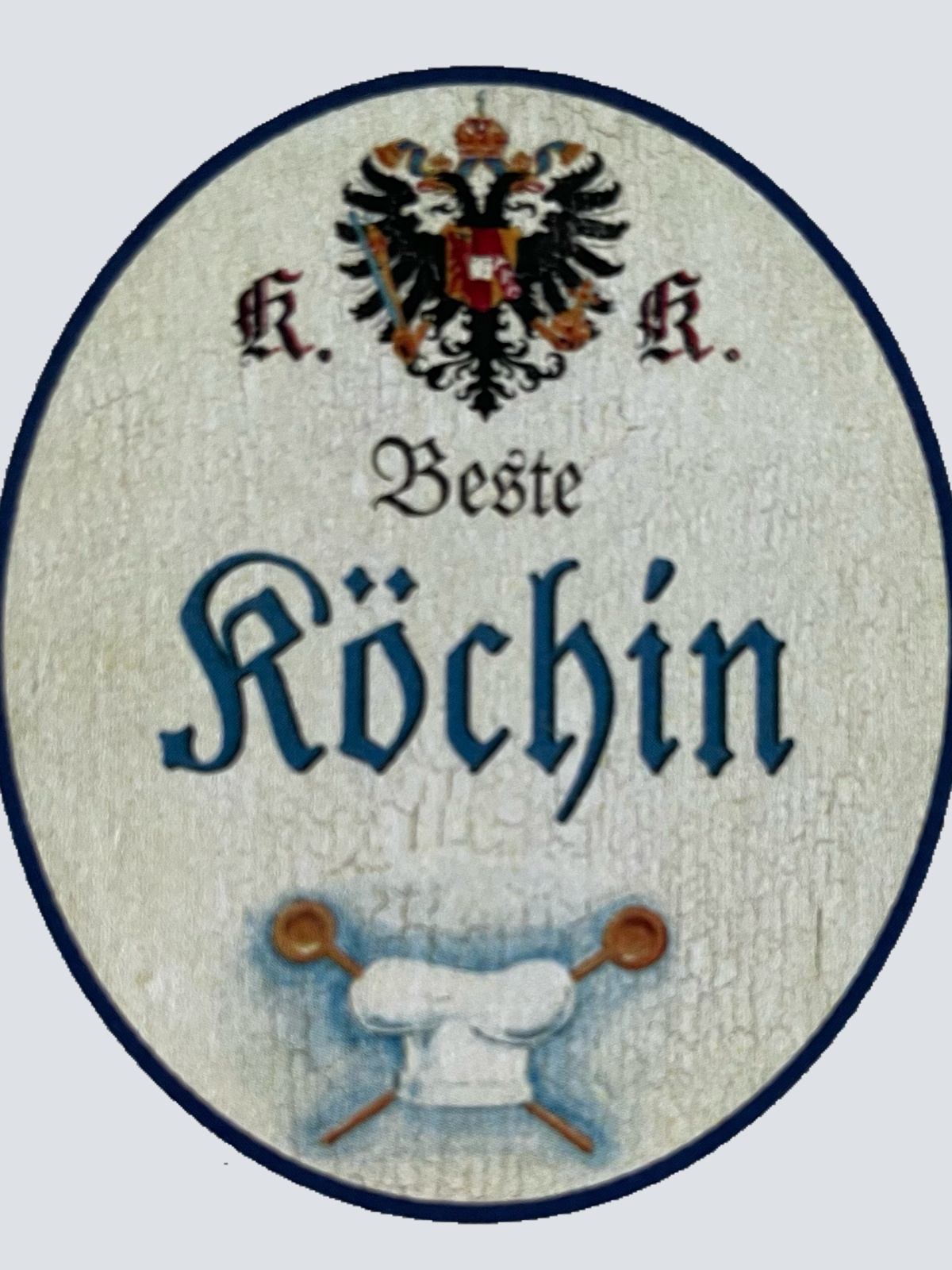 KuK Nostalgie Holzschild Beste Köchin Kochen Küche Restaurant Essen Schild