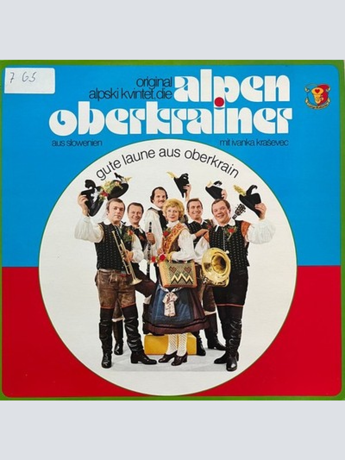 LP, Album Alpenoberkrainer Mit Ivanka Kraševec, Original Alpski Kvintet* - Gu...