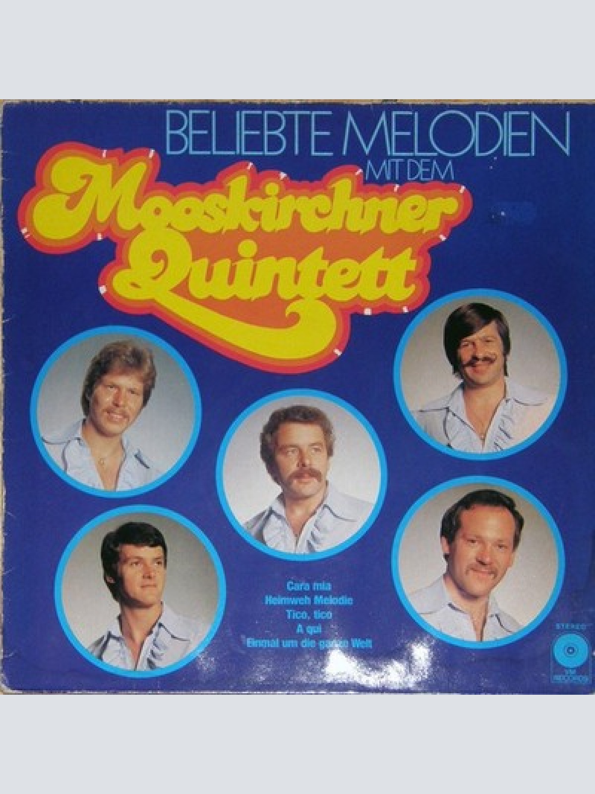 LP, Album Mooskirchner Quintett - Beliebte Melodien