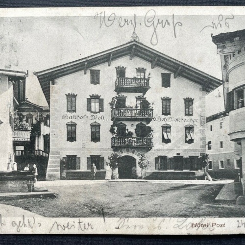 Lofer Hotel Post Gasthof Gebäude Haus Ortschaft Salzburg Österreich 410703