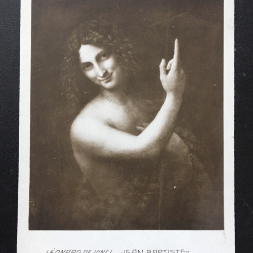 Jean Bapiste/Johannes der Täufer (L.Da Vinci) - Künstlerkarte 400386 TH F