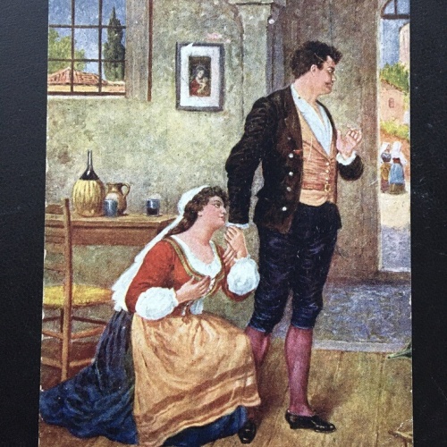 Cavalleria Rusticana/Sizilian. Bauernehre (J.Kränz) - Künstlerkarte 400226 TH