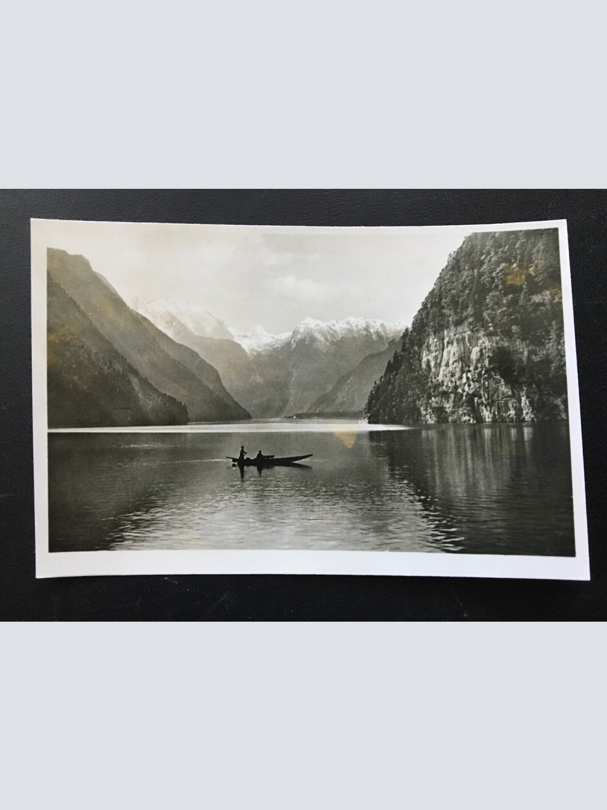 Der Königssee - Ruderboot -  Berchtesgaden Bayern - Deutschland 400273 TH F