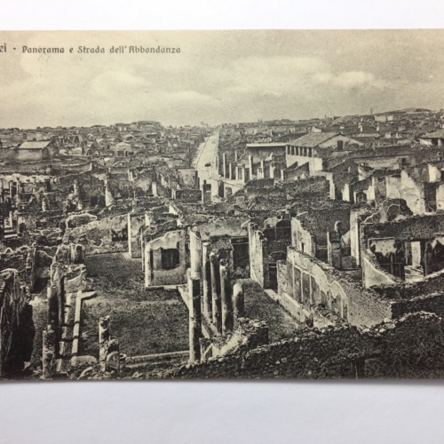 Pompei Pompeji - Panorama e Strada dell Abbondanza 30148 TH Shit