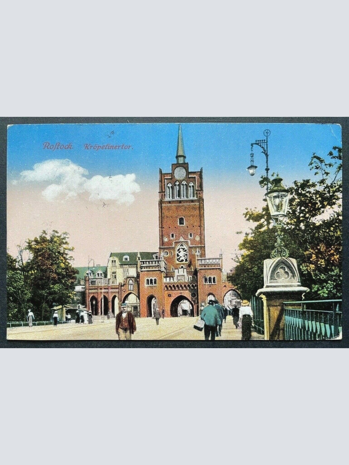 Rostock Kröpeliner Tor Stadt Turm Mecklenburg-Vorpommern Deutschland 410726 C