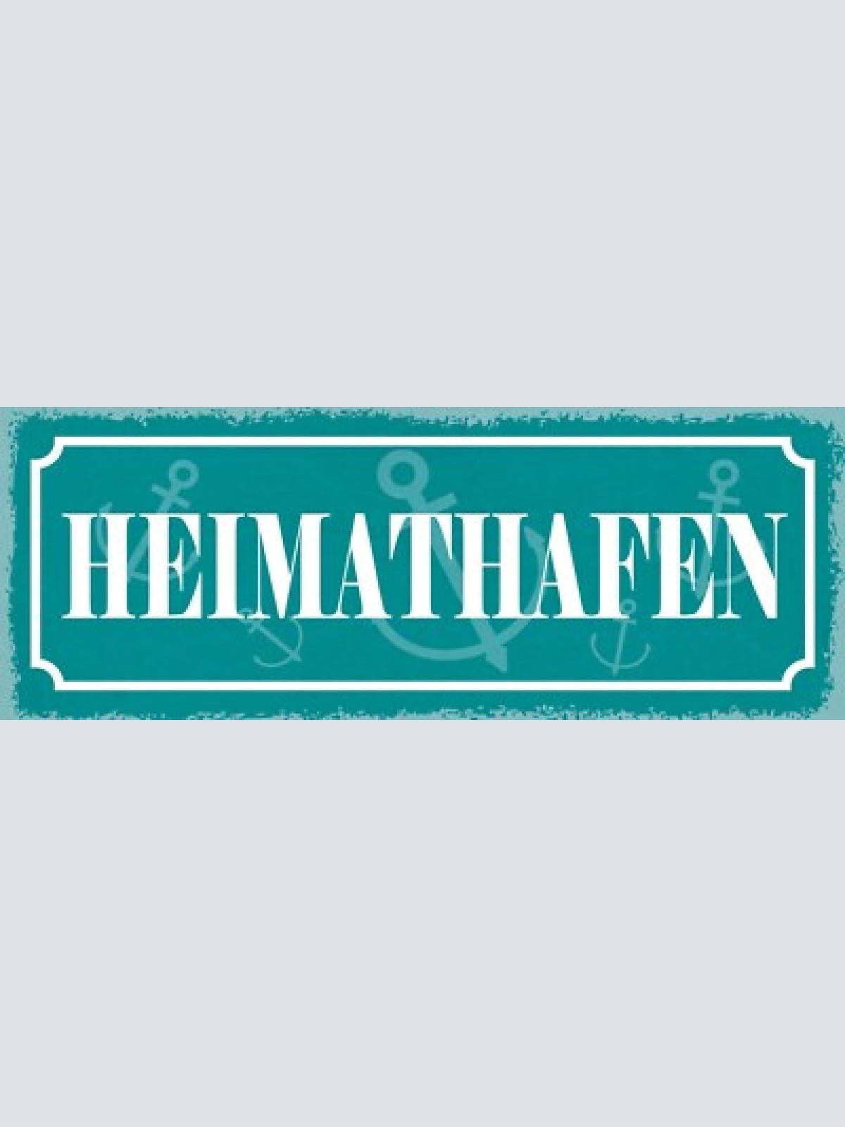 Schild heimat hafen schiff boot zuhause stadt see meer ufer 27x10 blech od.holz