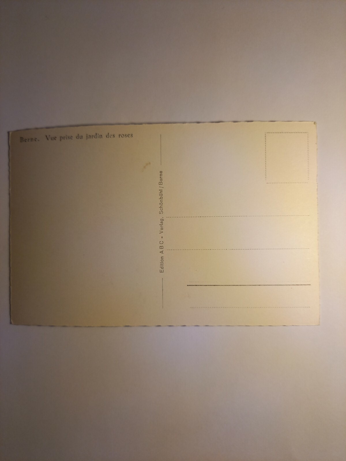 Bern Ausblick vom Rosengarten 140381 GR