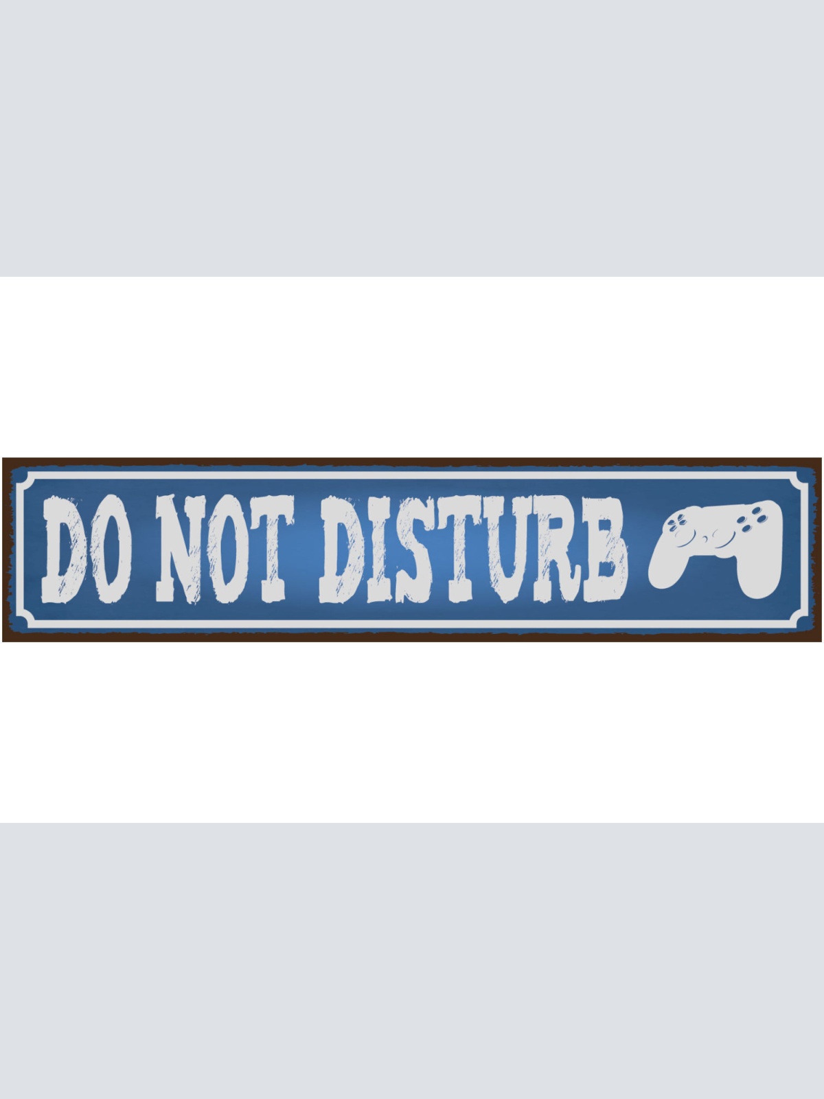 Schild Do Not Disturb Bitte Nicht Stören Ruhe Beschäftigt 46 x 10 Blech od. Holz
