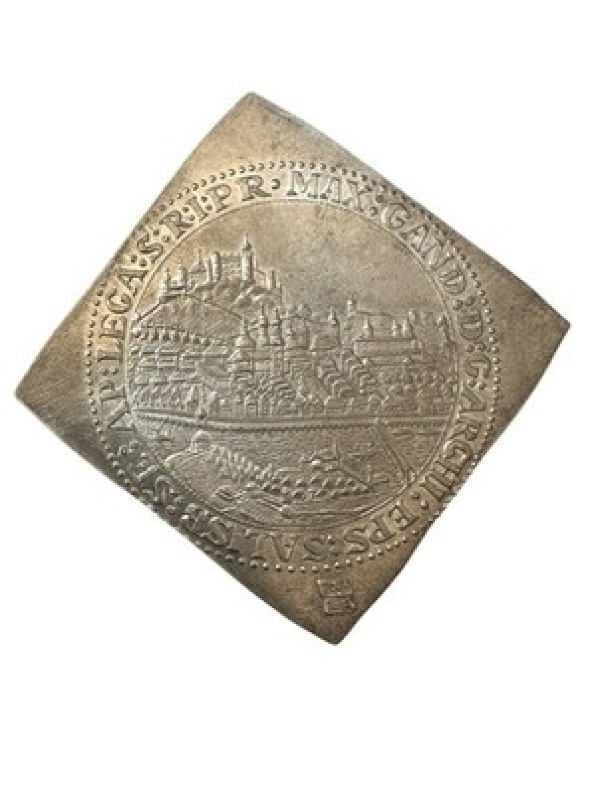 Doppel Talerklippe Taler Salzburg von 1682 Original nur 10 Exemplare Repro