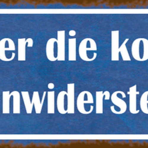 Schild Männer Die Kochen Sind Unwiderstehlich Koch Küche 27x10 Blech od.Holz