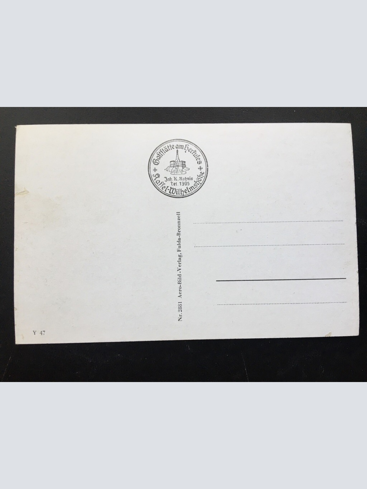 Kassel-Wilhelmshöhe - Schloß und Herkules - Deutschland 400357 TH D