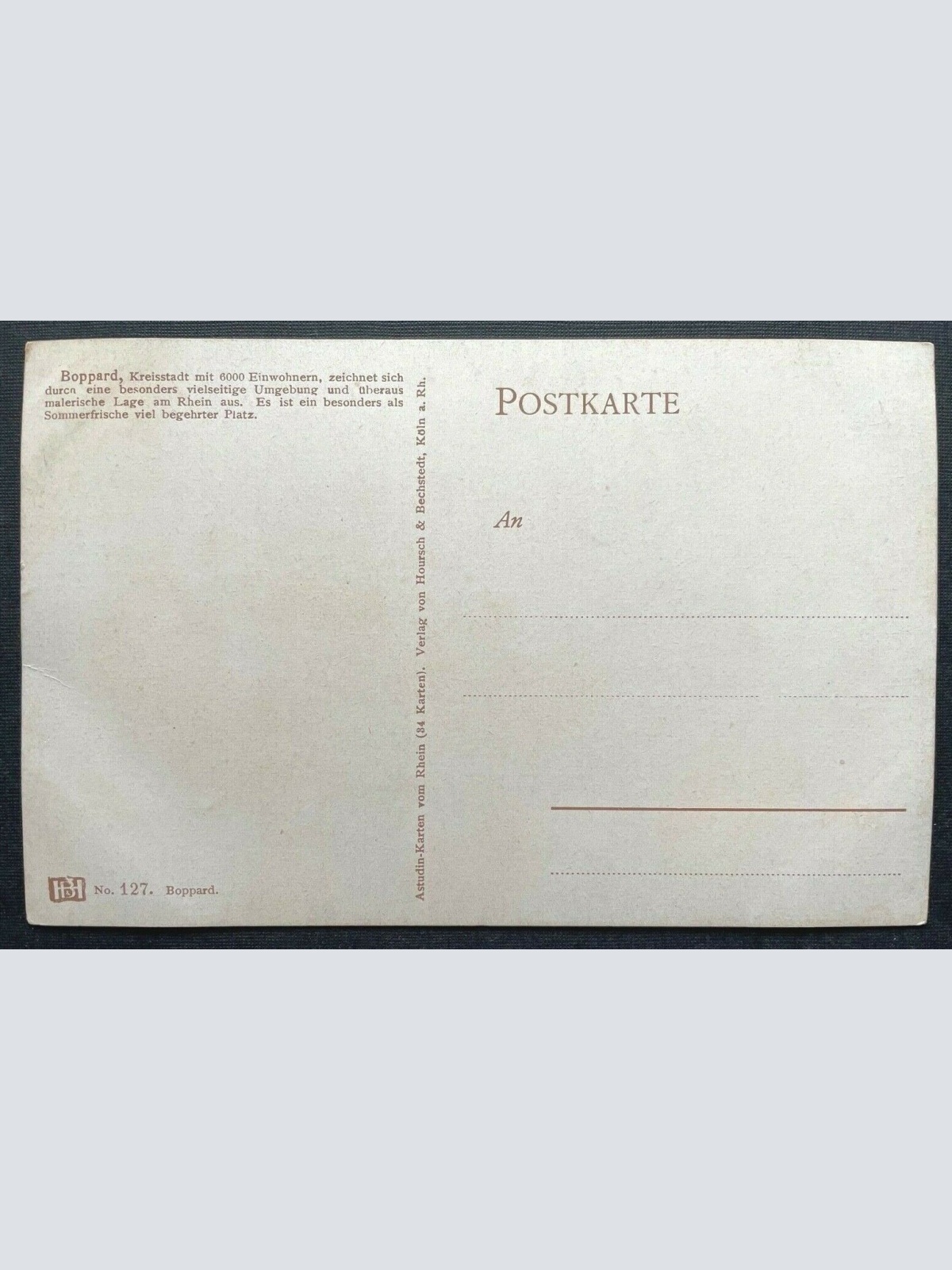 Boppard Stadt Rhein Fluss Kirche Gebäude Rheinland-Pfalz Deutschland 410132 TH C