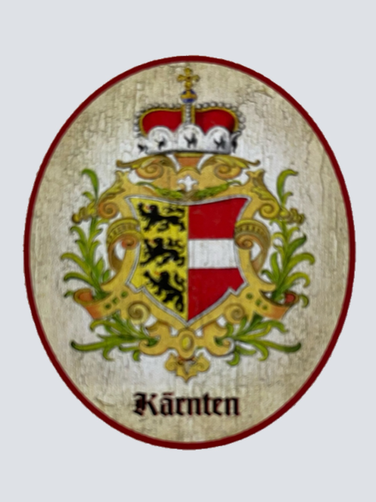 Nostalgie Holzschild Kärnten Wappen Bundesland Österreich Schild