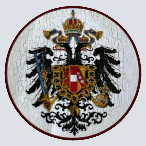 Nostalgie Holzschild Österreich Doppeladler Wappen Schild