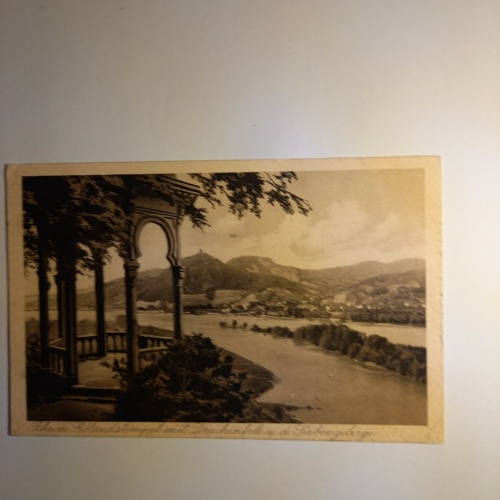 Rhein Rolandstempel mit Drachenfels 140361 GR