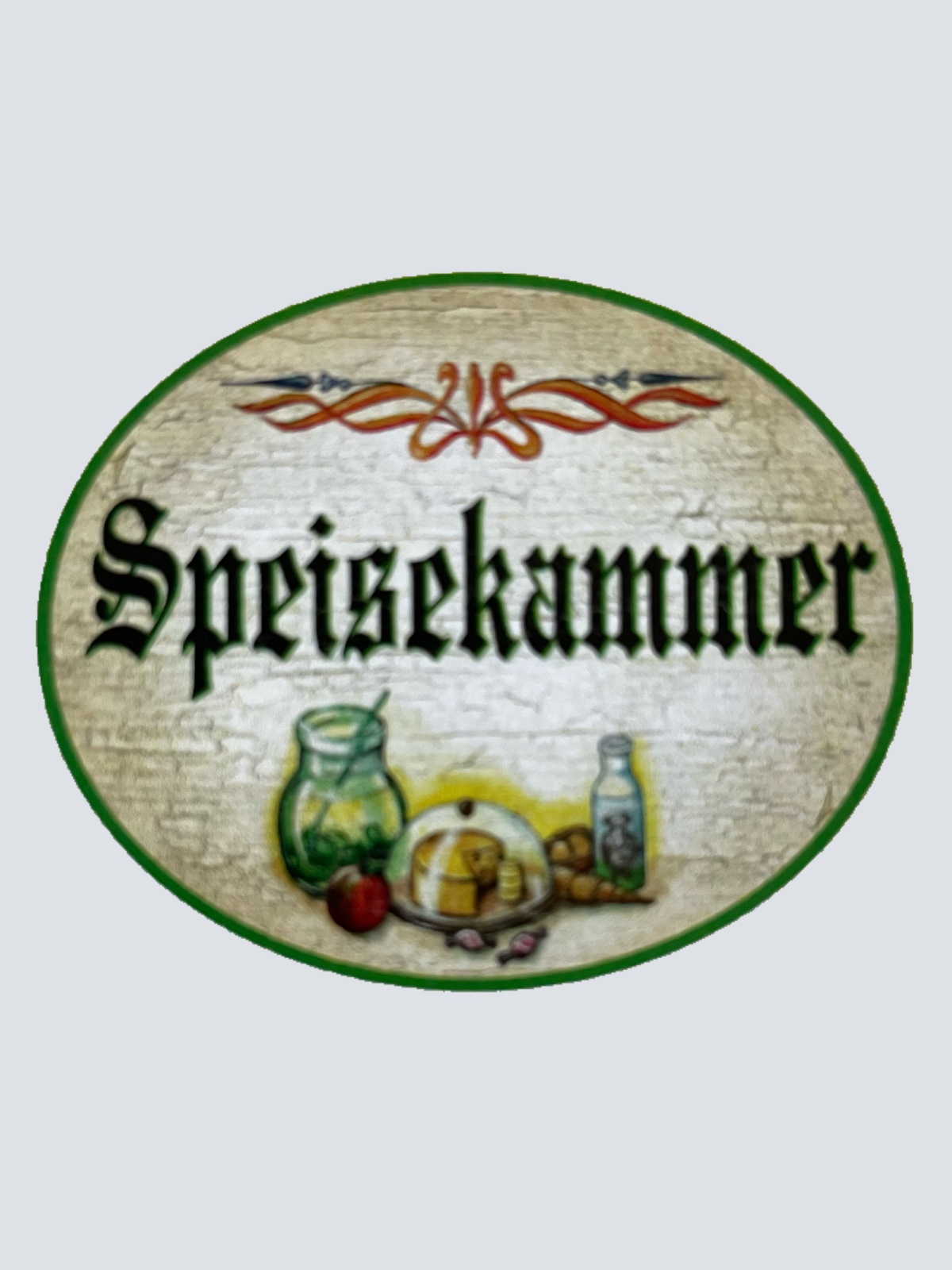 Nostalgie Holzschild Speisekammer Vorratskammer Speis Lebensmittel Schild