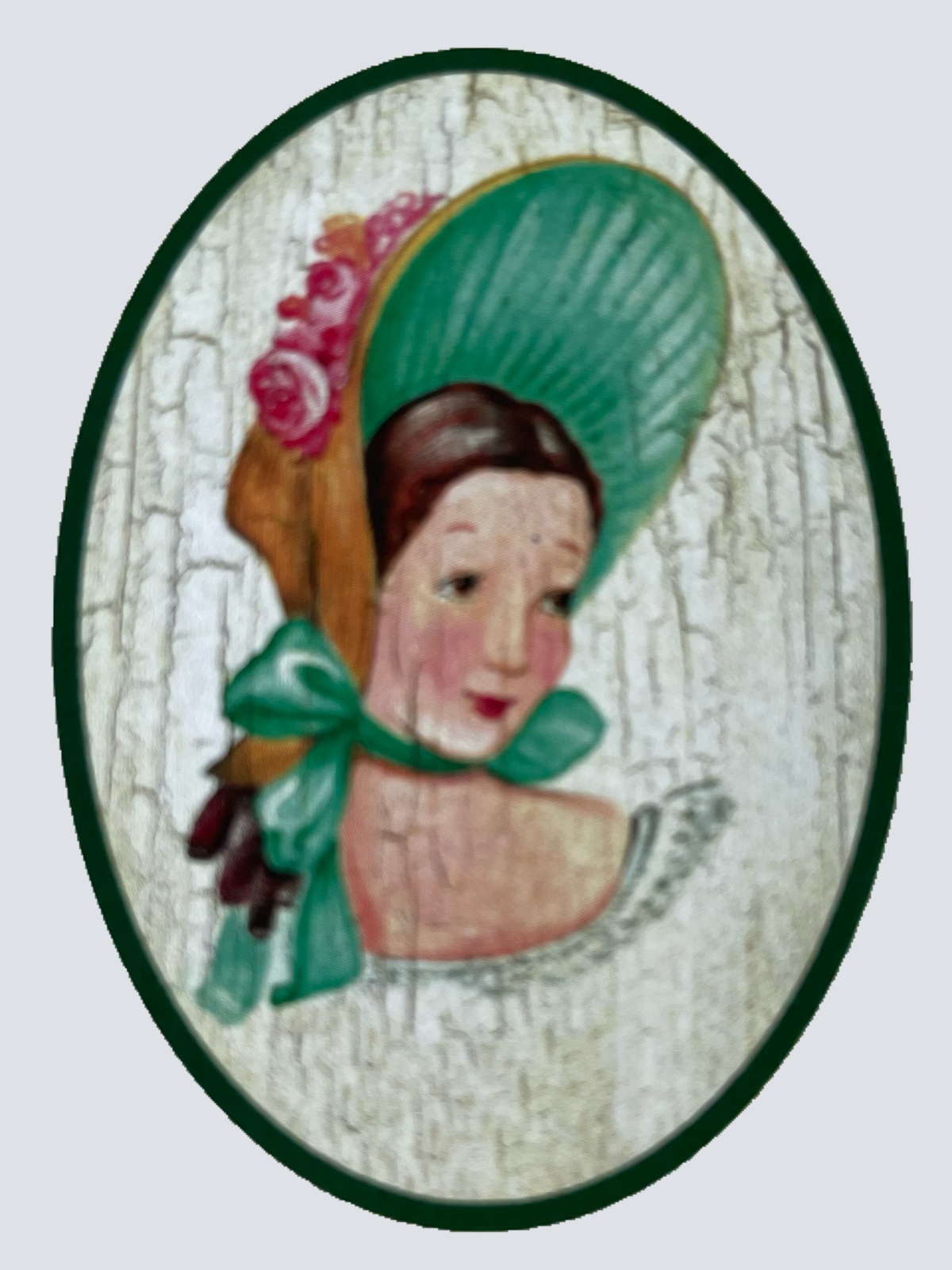 Nostalgie Holzschild Biedermeier Damen WC Toilette Klo Mädchen Schild