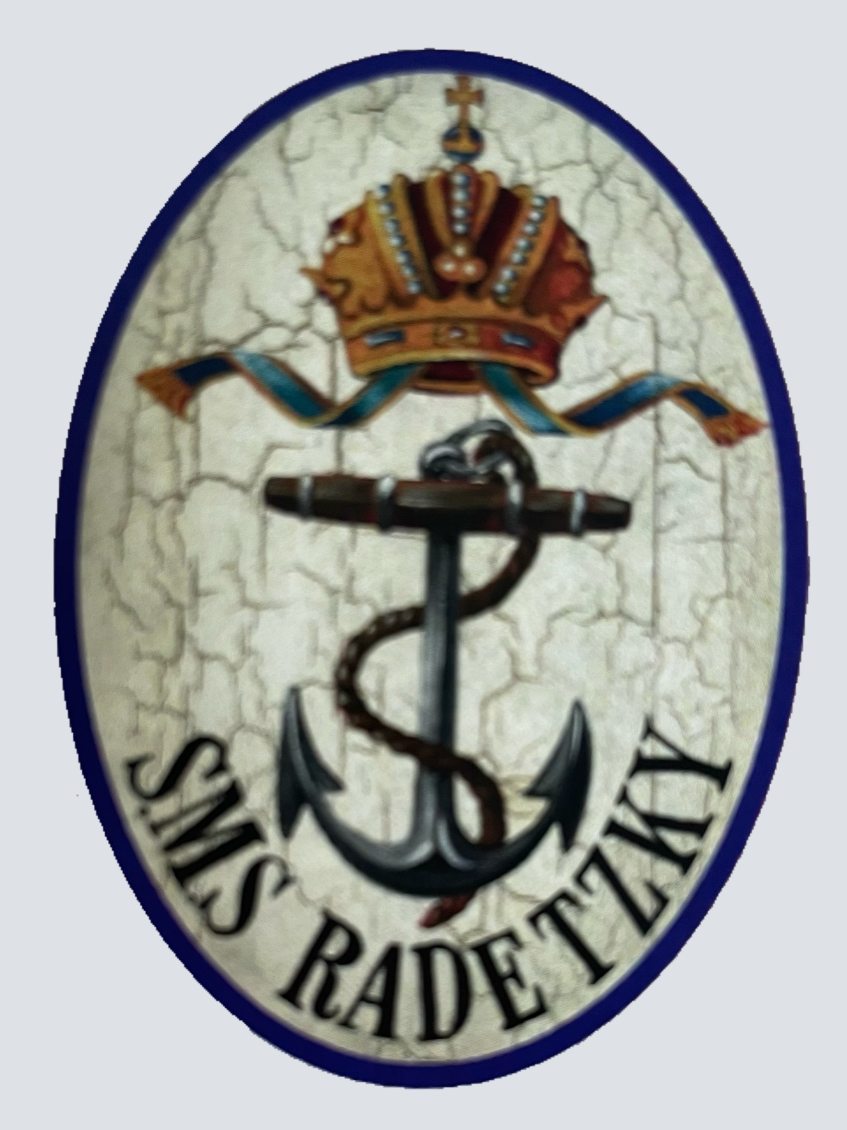 KuK Nostalgie Holzschild SMS Radetzky Schiff Schlachtschiff Marine Schild