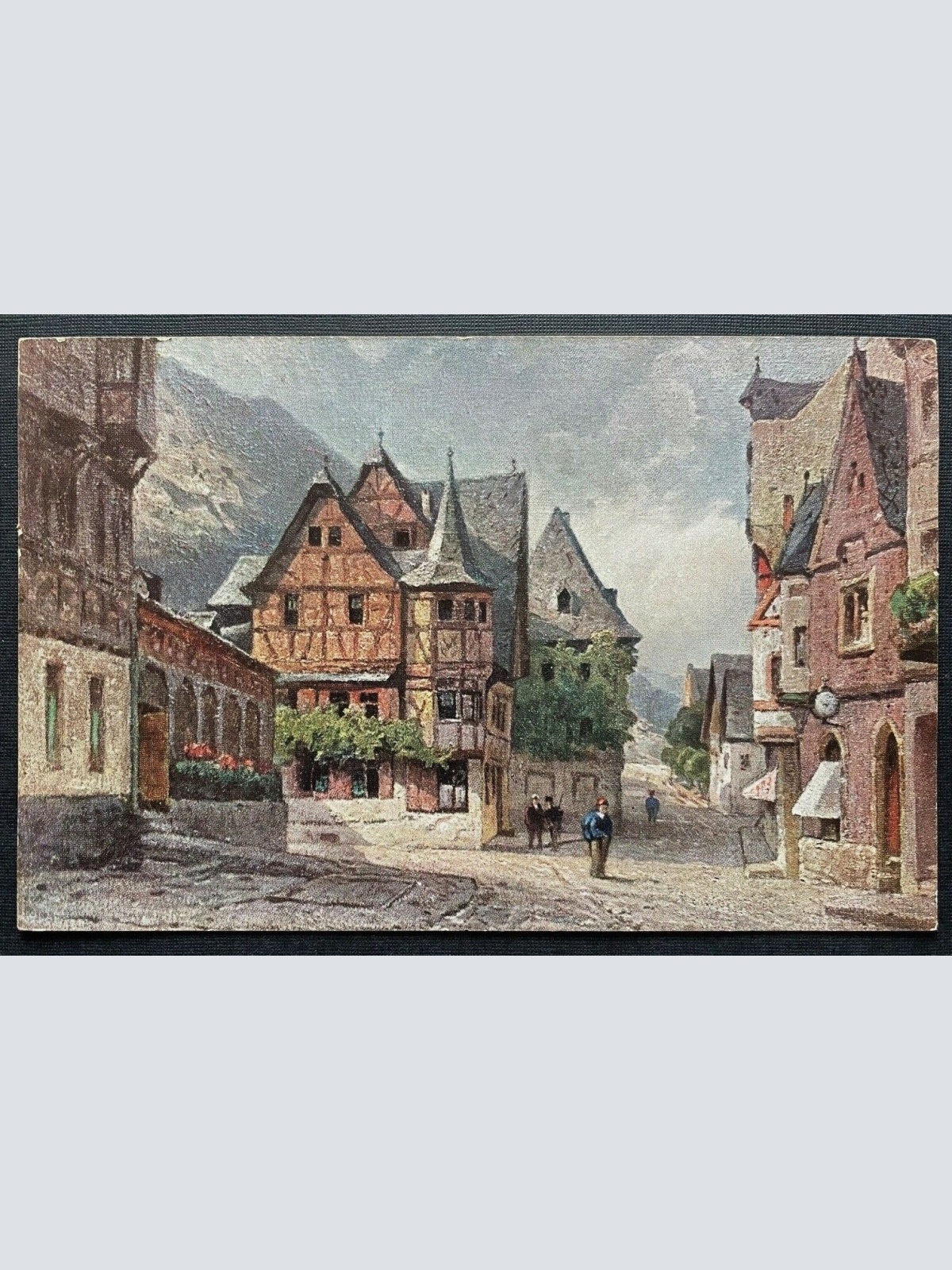 Bacharach Das alte Haus Stadt Rhein Gebäude RheinlandPfalz Deutschland 410130 C