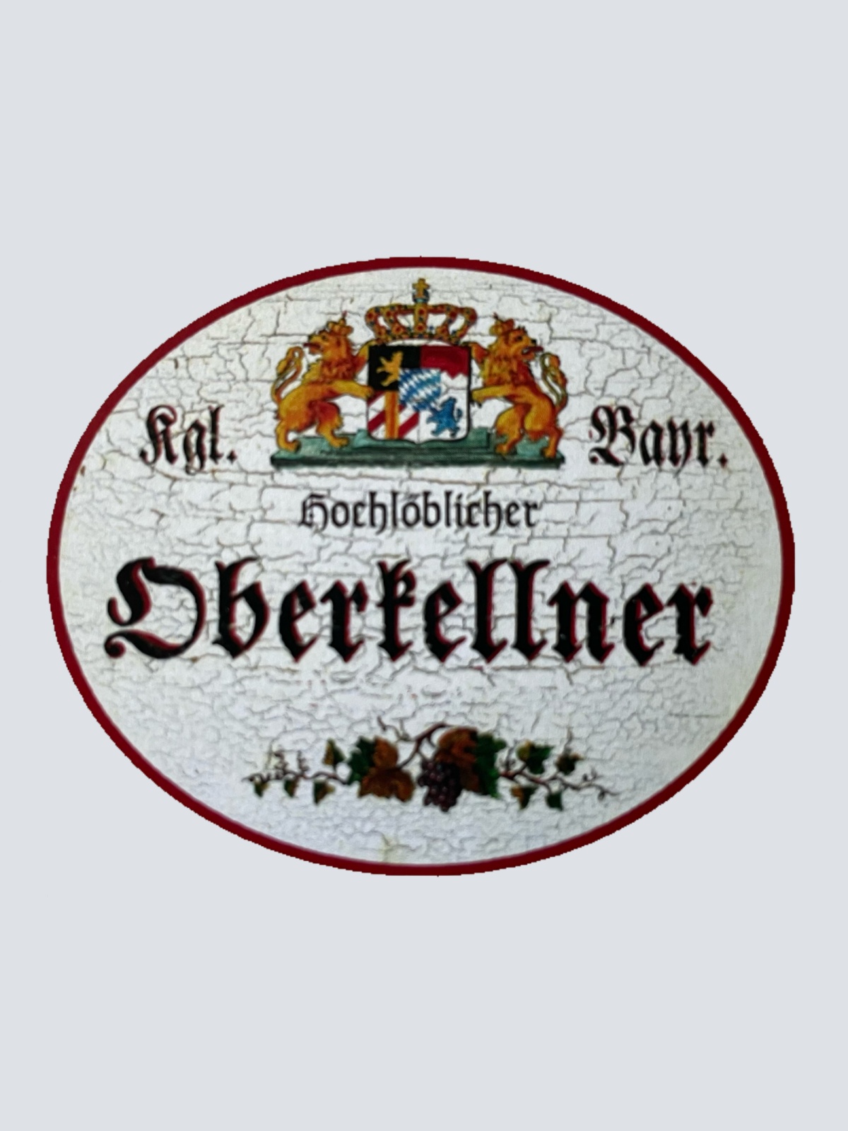 Nostalgie Holz Schild Bayern Königlich Bayerischer Hochlöblicher Oberkellner