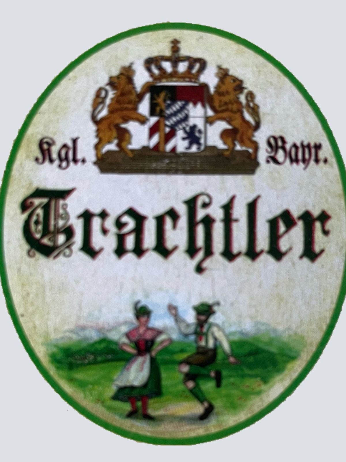 Nostalgie Holzschild Bayern Königlich Bayerische Trachtler Trachten Schild