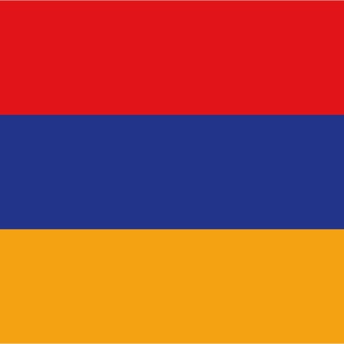 Schild Flagge Armenien Armenische Fahne 12x18 / 20x30 / 30x40 Blech od. Holz