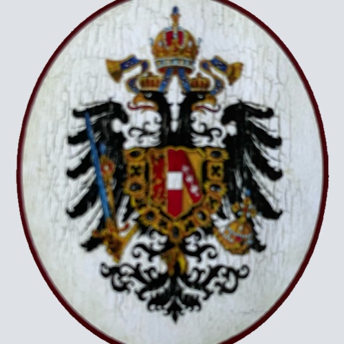 Nostalgie Holzschild Österreich Doppeladler Wappen Kuk Schild