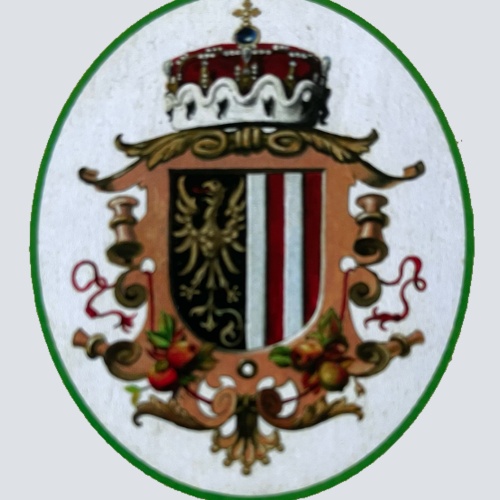 Nostalgie Holzschild Oberösterreich Wappen Bundesland Österreich KuK Schild