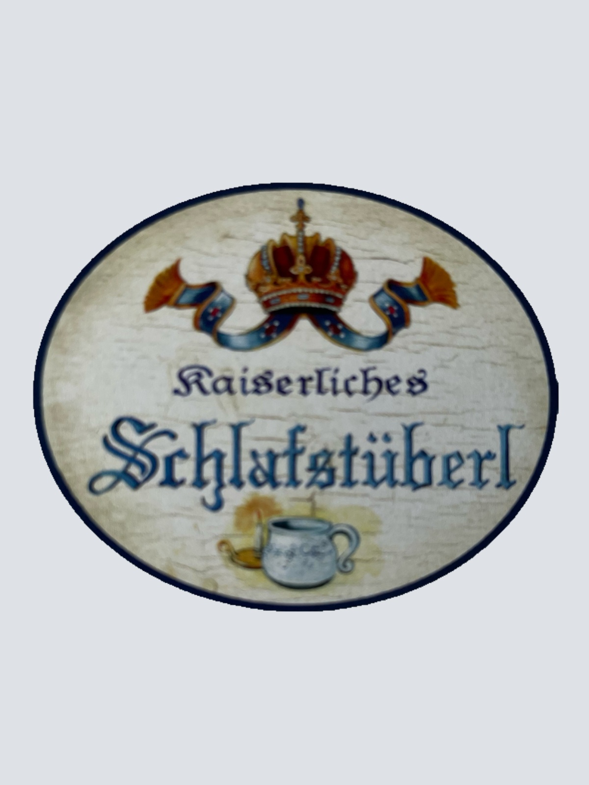 Nostalgie Holzschild Kaiserliches Schlafstüberl Schlafzimmer Schlafen KuK Schild