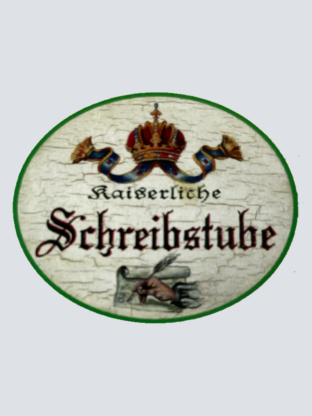 Kuk Nostalgie Holzschild Kaiserliche Schreibstube Büro Arbeitszimmer Schild