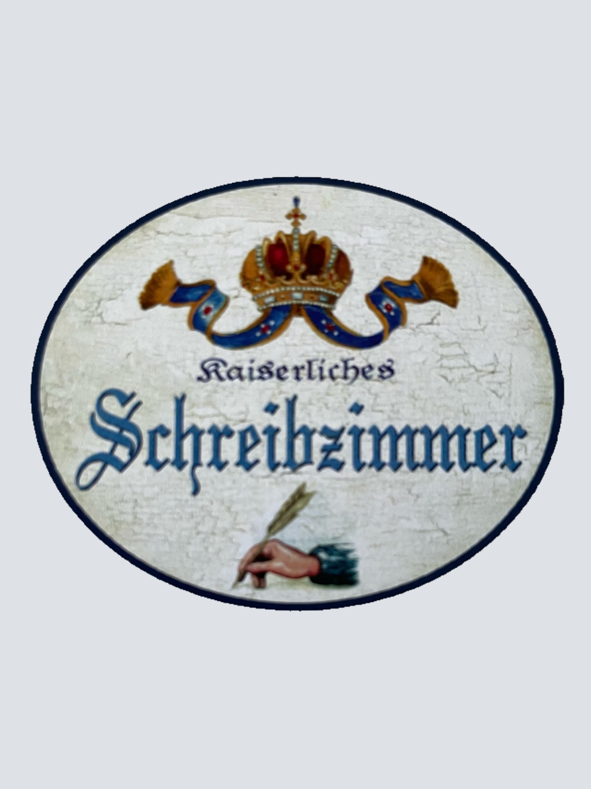 Kuk Nostalgie Holzschild Kaiserliches Schreibzimmer Büro Arbeitszimmer Schild