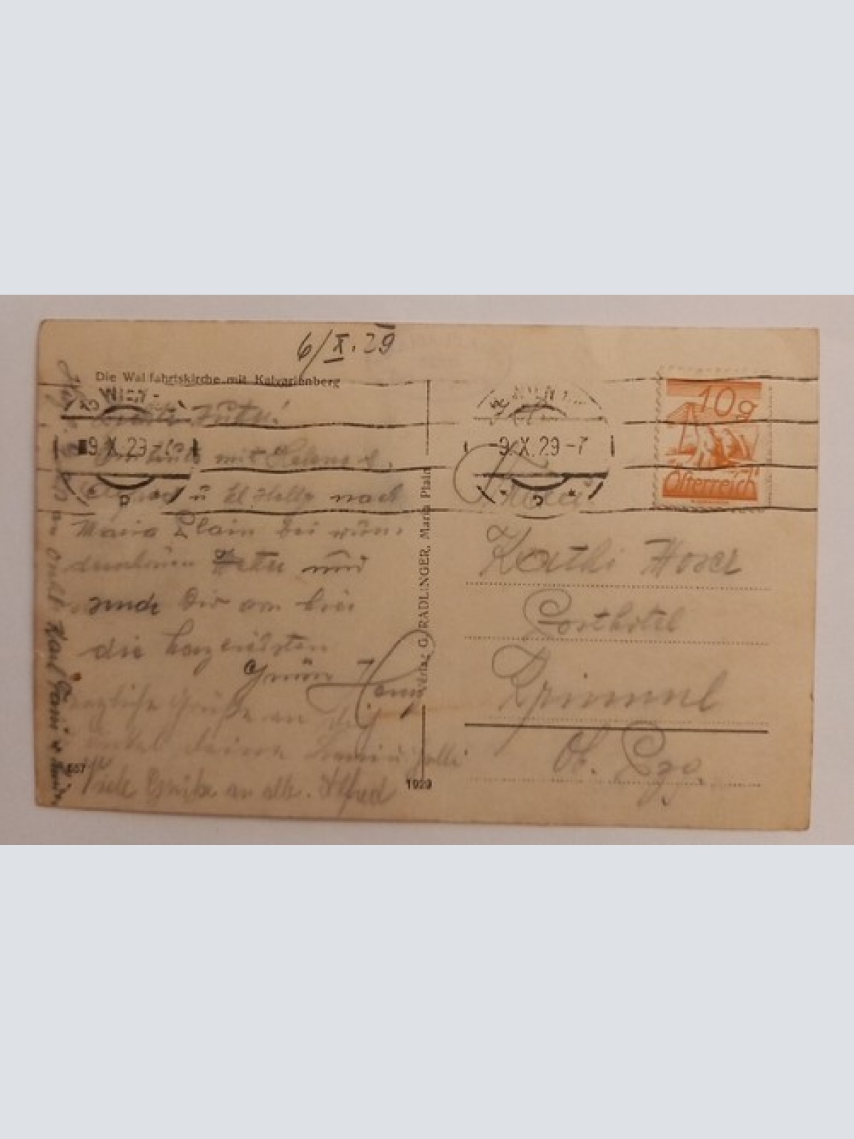 Österreich, Salzburg von Maria Plain 500112A gr D