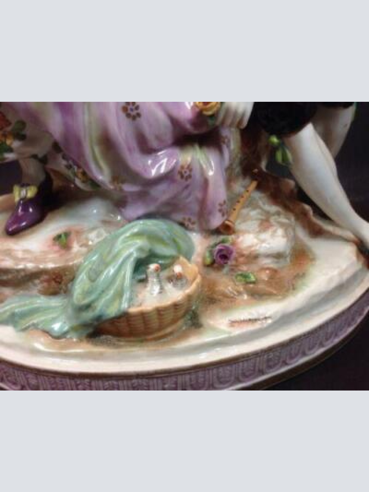 Ludwigsburg Porzellan ?  " Verliebtes Paar " um 1820 28 x 27 cm  12614