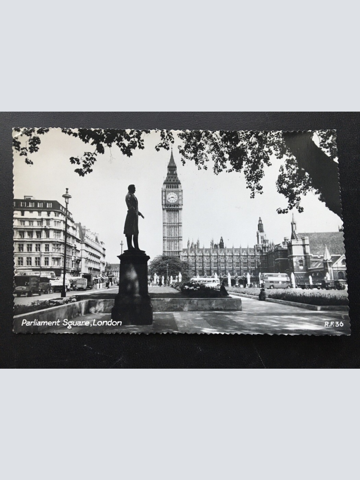 London - Parliament Square - Statue Big Ben - England Großbritannien 400213 TH